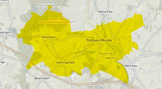 Immobilienpreisekarte Trebsen Mulde